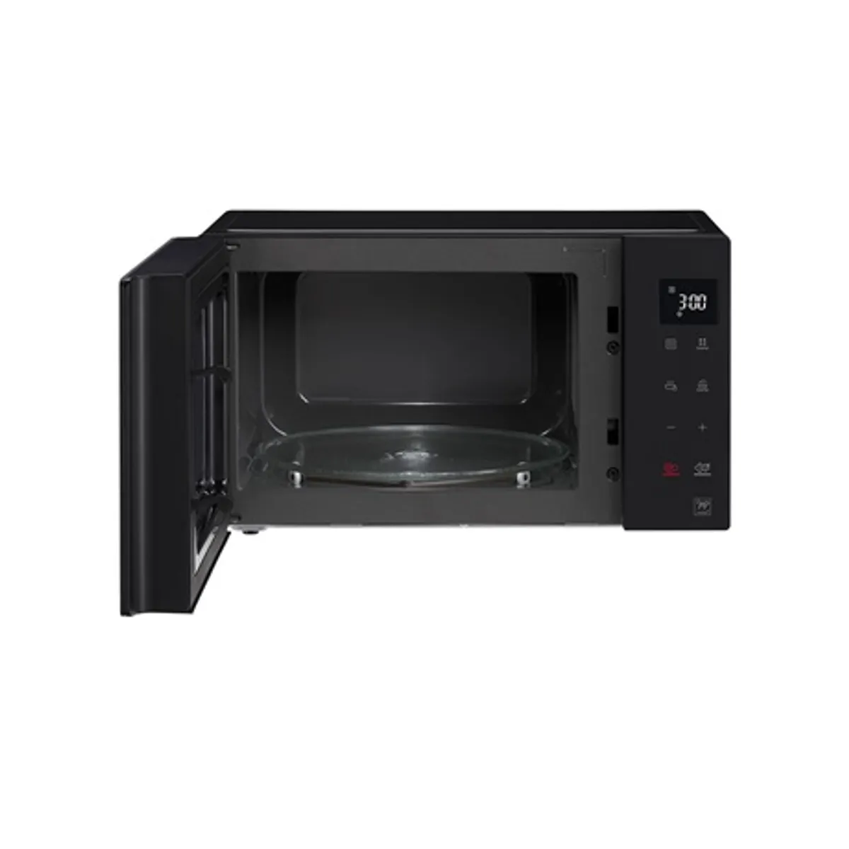 LG MS2336GIB mikrohullámú sütő 23 l 1000 W EasyClean bevonat Smart Inverter fehér LED gyors kiolvasztás gyerekzár rejtett fogantyú fekete #6