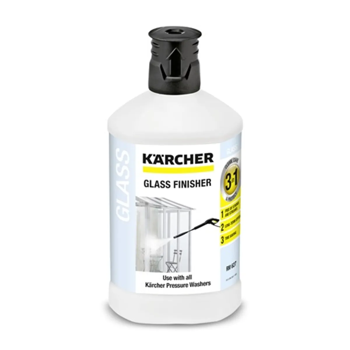 Karcher 6.295-474.0 üvegtisztító szer 3-az-1-ben, 1 liter #1
