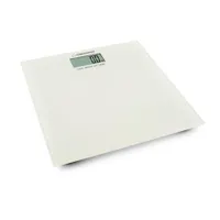 Esperanza EBS002W fehér üveg mérleg 180 kg 100 g 6 mm edzett üveg nagy LCD kijelző automatikus kikapcsolás CR2032