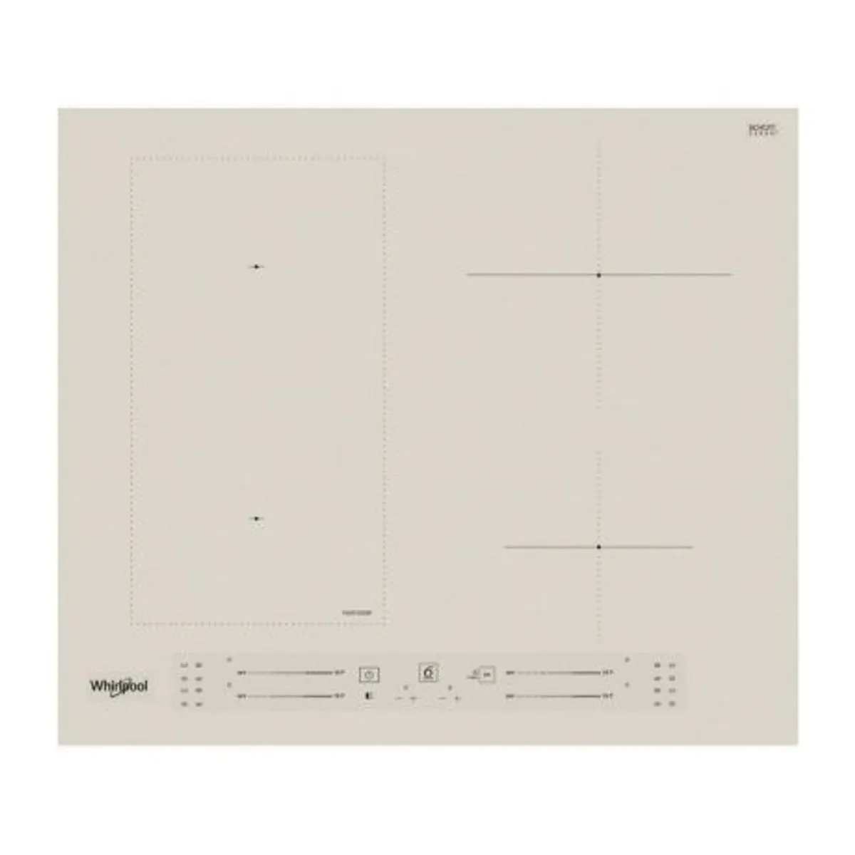 Whirlpool WL S2760 BF/S beépíthető indukciós főzőlap keret nélküli 4 zónás érintőszenzoros edzett üveg fehér #1