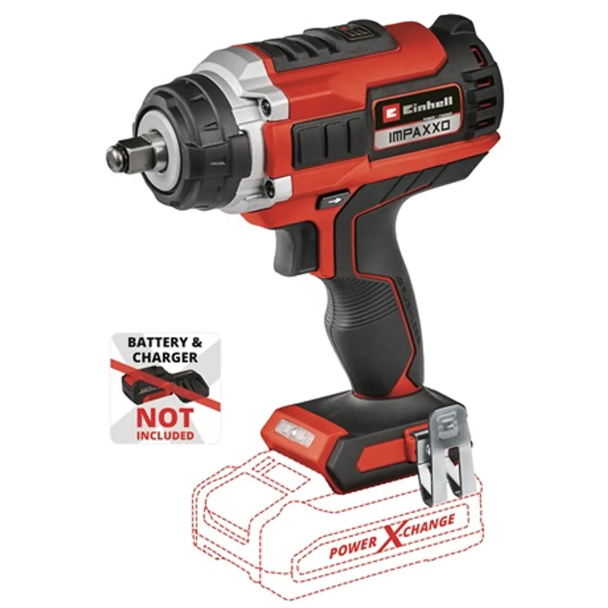 Einhell IMPAXXO 18/400 - SOLO AKKUS ÜTVECSAVAROZÓ Power X-Change szénkefe nélküli motor max 400 Nm 3 sebesség LED 1/2" külső befogó #1
