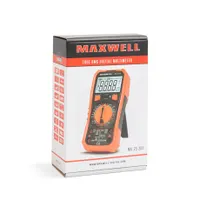 Maxwell-Digital 25201 Digitális multiméter True RMS NCV Relatív érték mérés Tranzisztor teszt hFE Dióda teszt Folytonossági teszt #4
