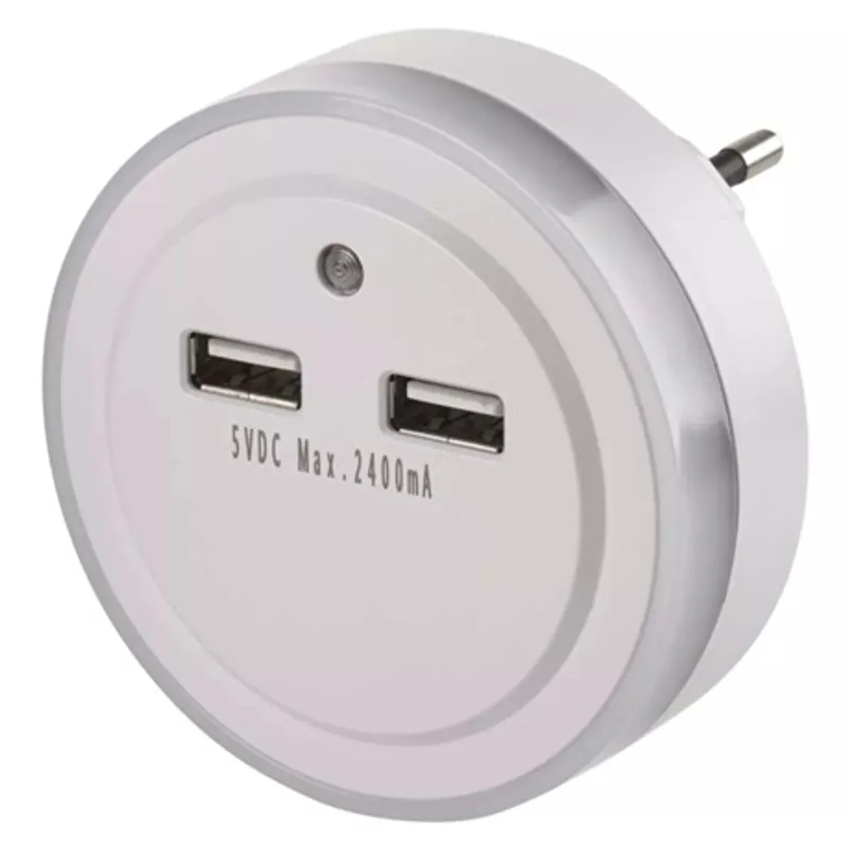 Emos P3313 LED éjjeli fény 2x USB, fényérzékelő, automatikus be- kikapcsolás, 5 V 2,4 A, 12 W #1
