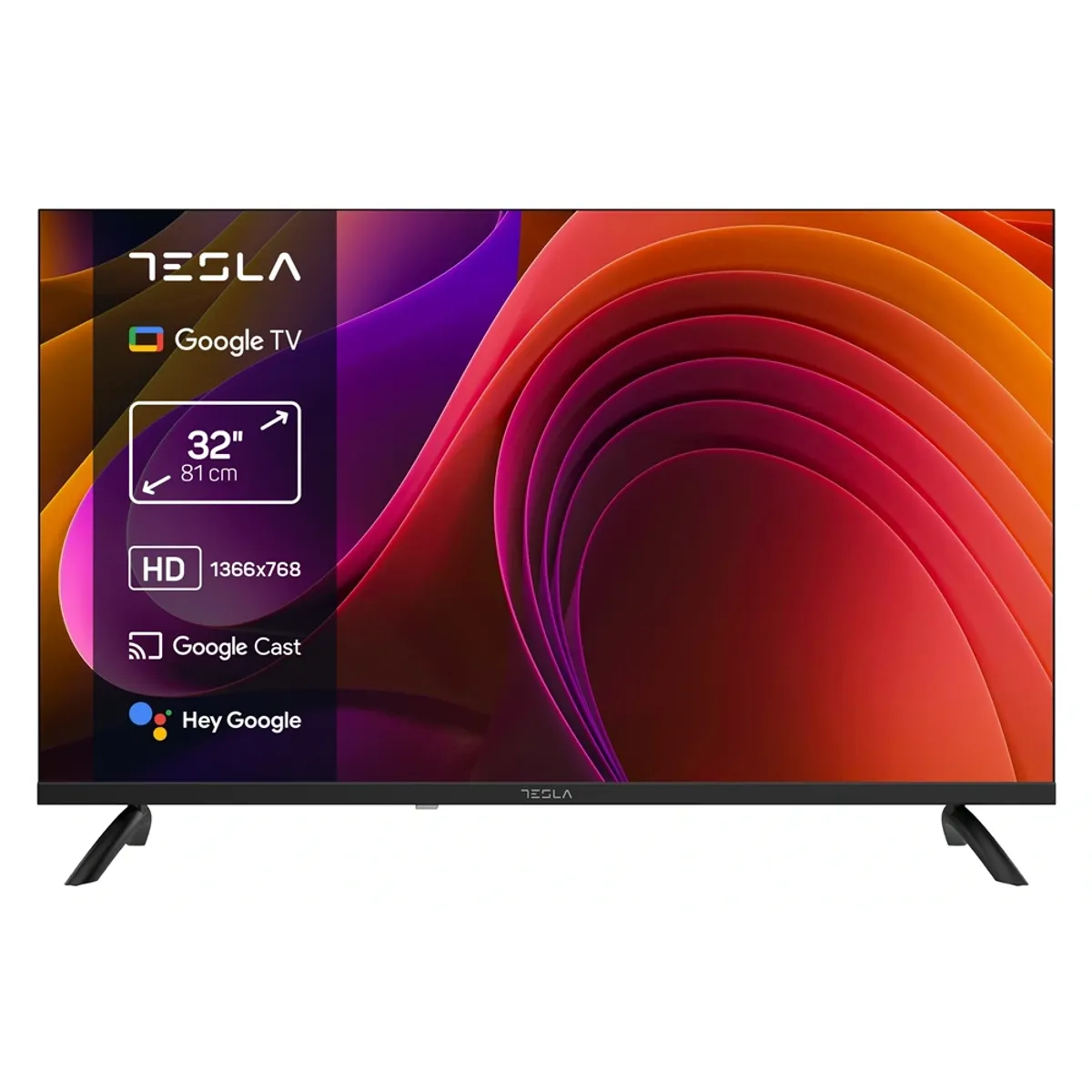 Tesla 32E655BHS HD Google Smart LED TV 32" #1
