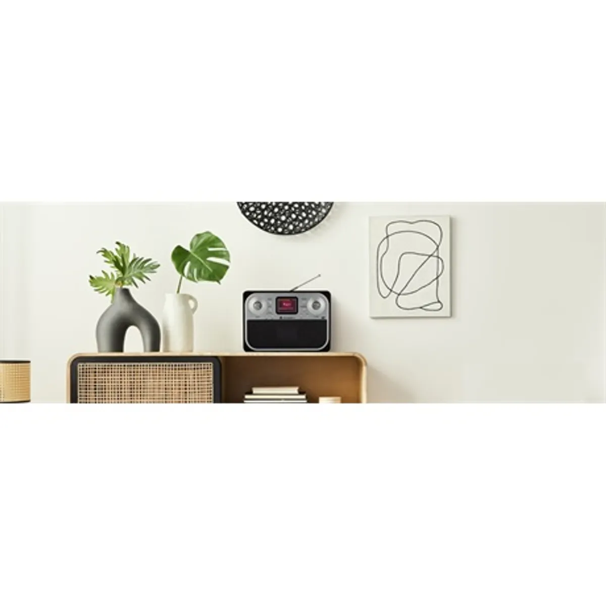 Gogen DAB700BTCB DAB vevő FM tuner Bluetooth 2x4,5W 30 előbeállítás #6