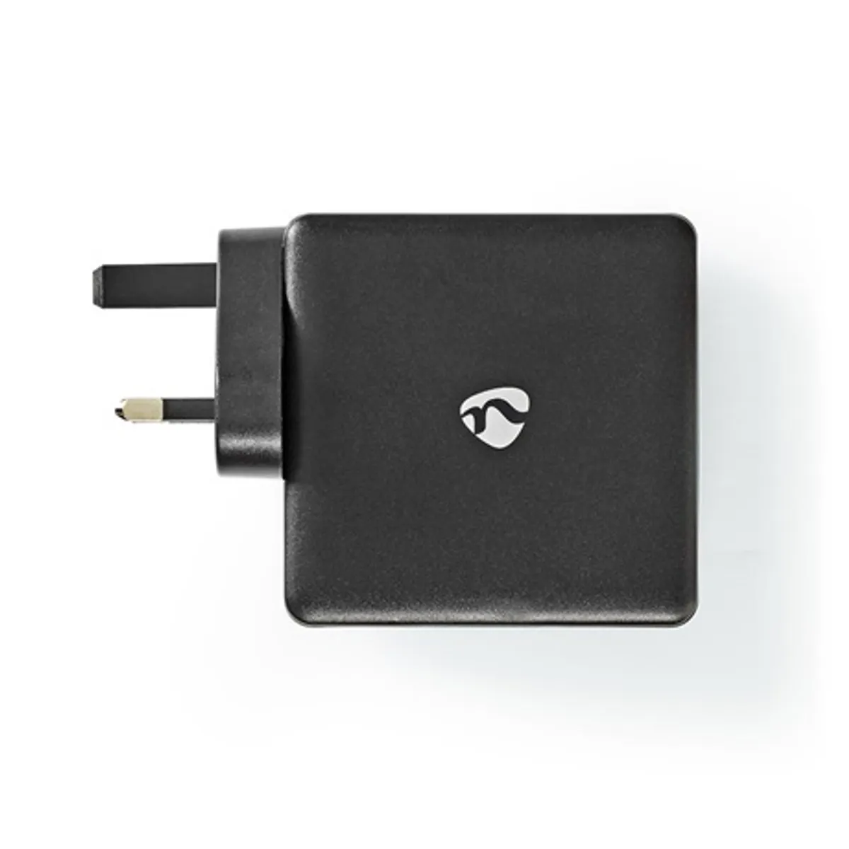 Nedis WCPD65W110BK fali töltő PD3.0 65W 2x USB-C automatikus feszültség kiválasztás EU UK csatlakozóval #4