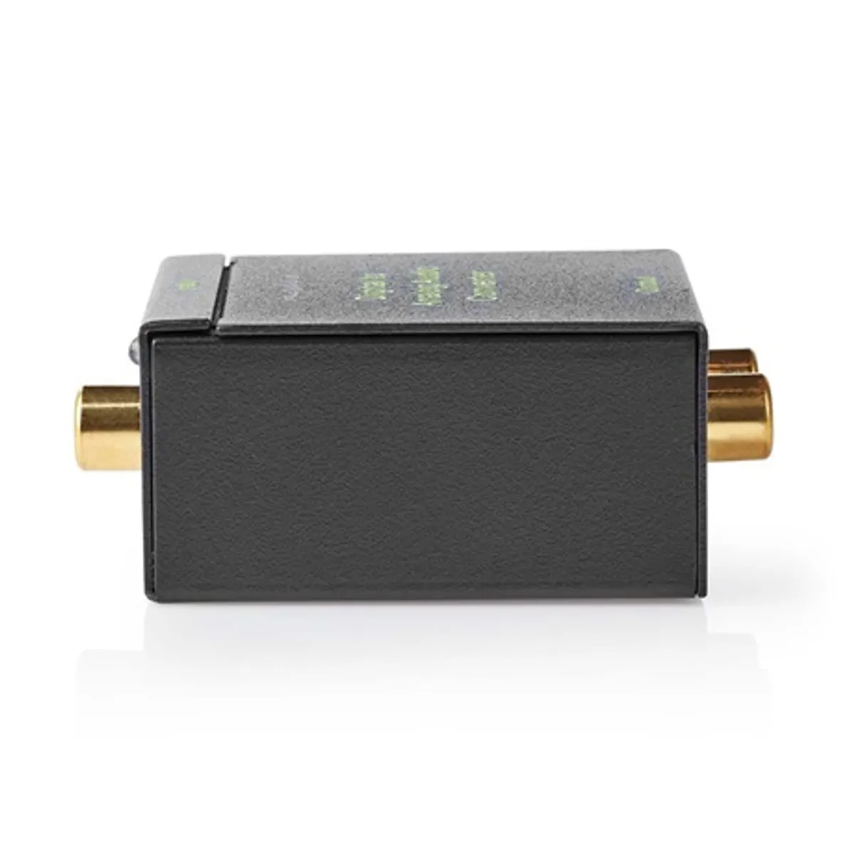 Nedis ACON2510BK digitális audiokonverter TosLink és RCA bemenetek, analóg kimenet 3,5 mm és RCA, 24 bit 44,1 48 96 kHz, integrált erősítő #3