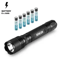 Sencor SLL 112 LED zseblámpa 200 lm IP44 3 mód AA #4