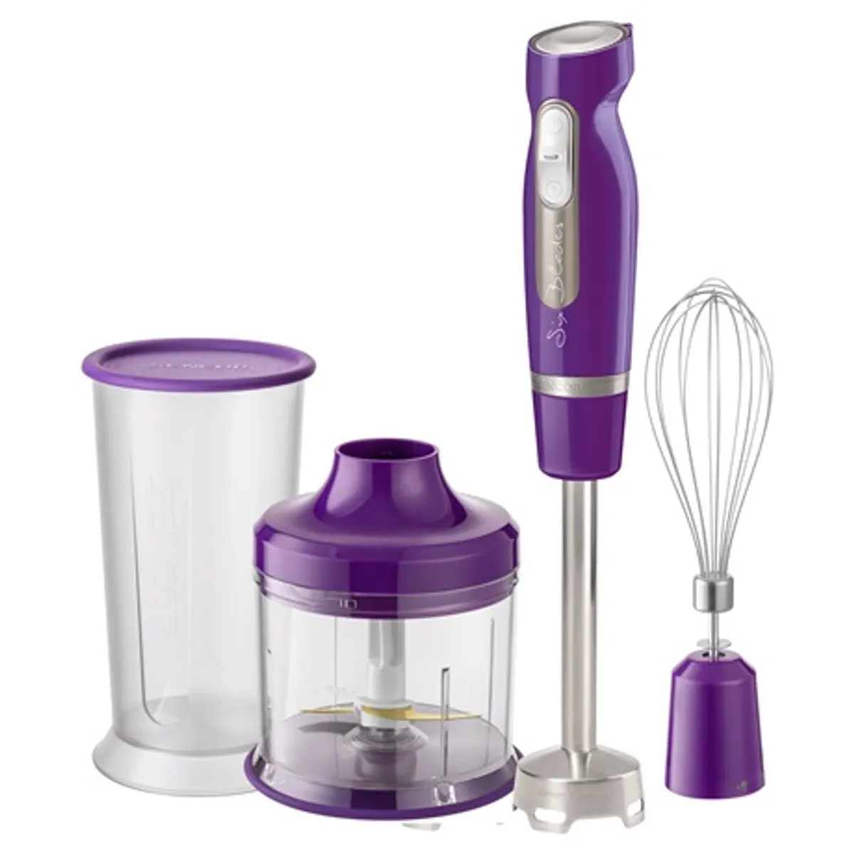 Sencor SHB4465VTEUE3 BOTMIXER SZETT 1000 W extra csendes 6 titán pengék 700 ml keverőedény 500 ml aprítóedény turbo ergonomikus markolat #3