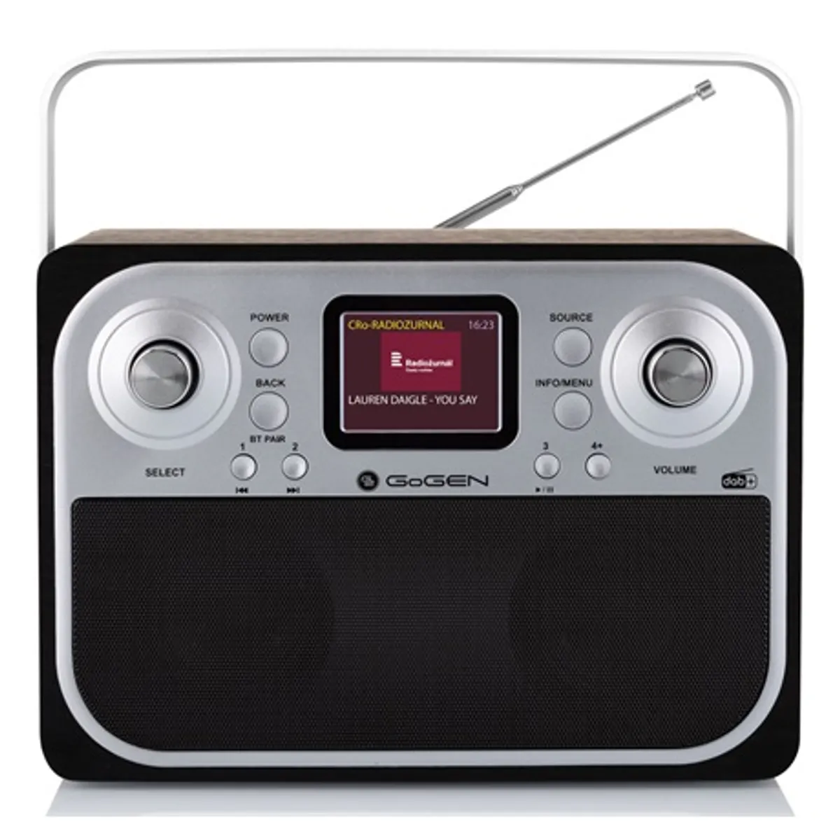 Gogen DAB700BTCB DAB vevő FM tuner Bluetooth 2x4,5W 30 előbeállítás #3