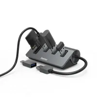 Hama 00200140 USB hub SD microSD olvasó 3 USB portok Type-C OTG alumínium ház Thunderbolt 3 4 kompatibilis USB-n keresztüli tápellátás OS kompatibilis #2