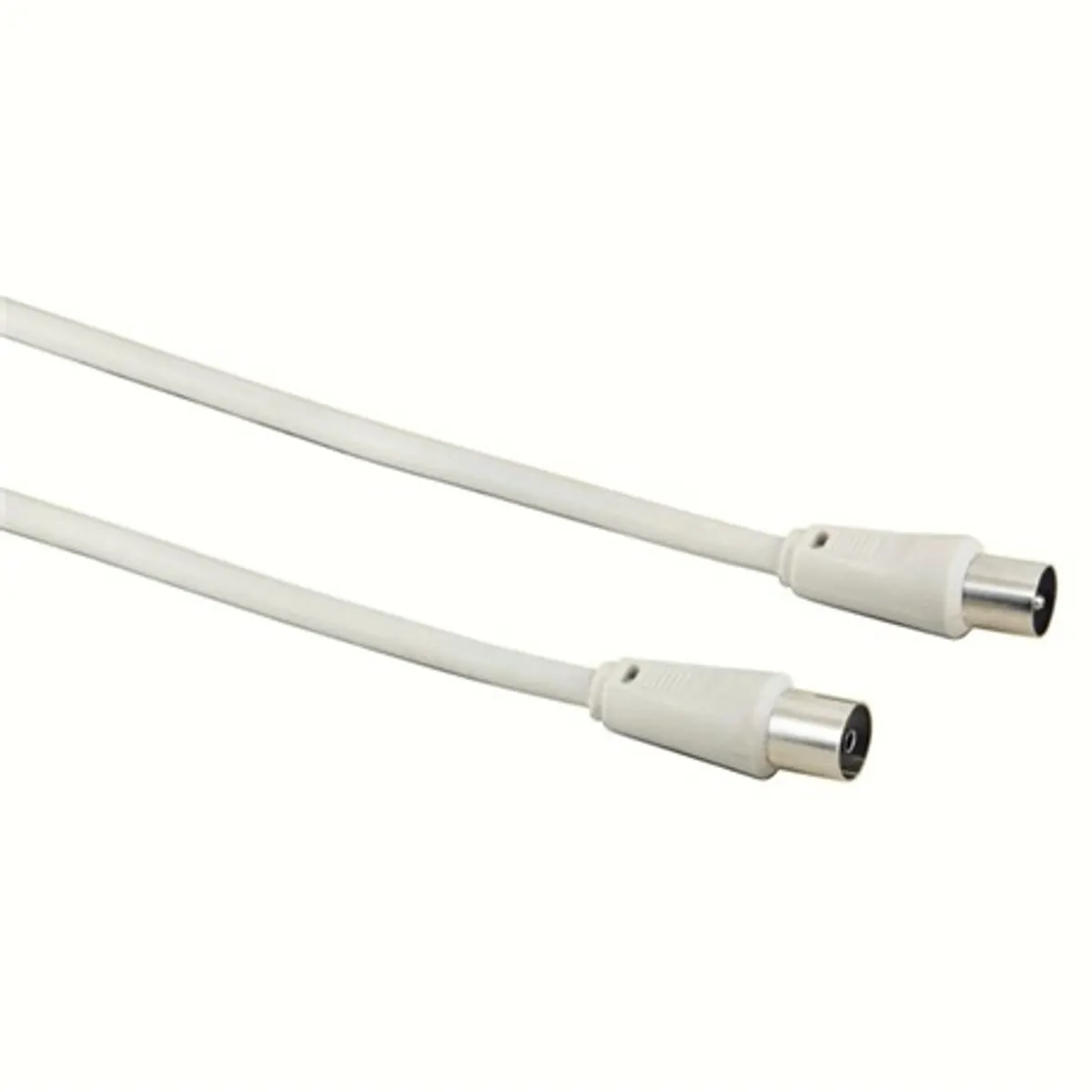 Hama 00042964 koaxiális antennakábel duplán árnyékolt 75 dB 75 Ohm fehér 7,5 m #1