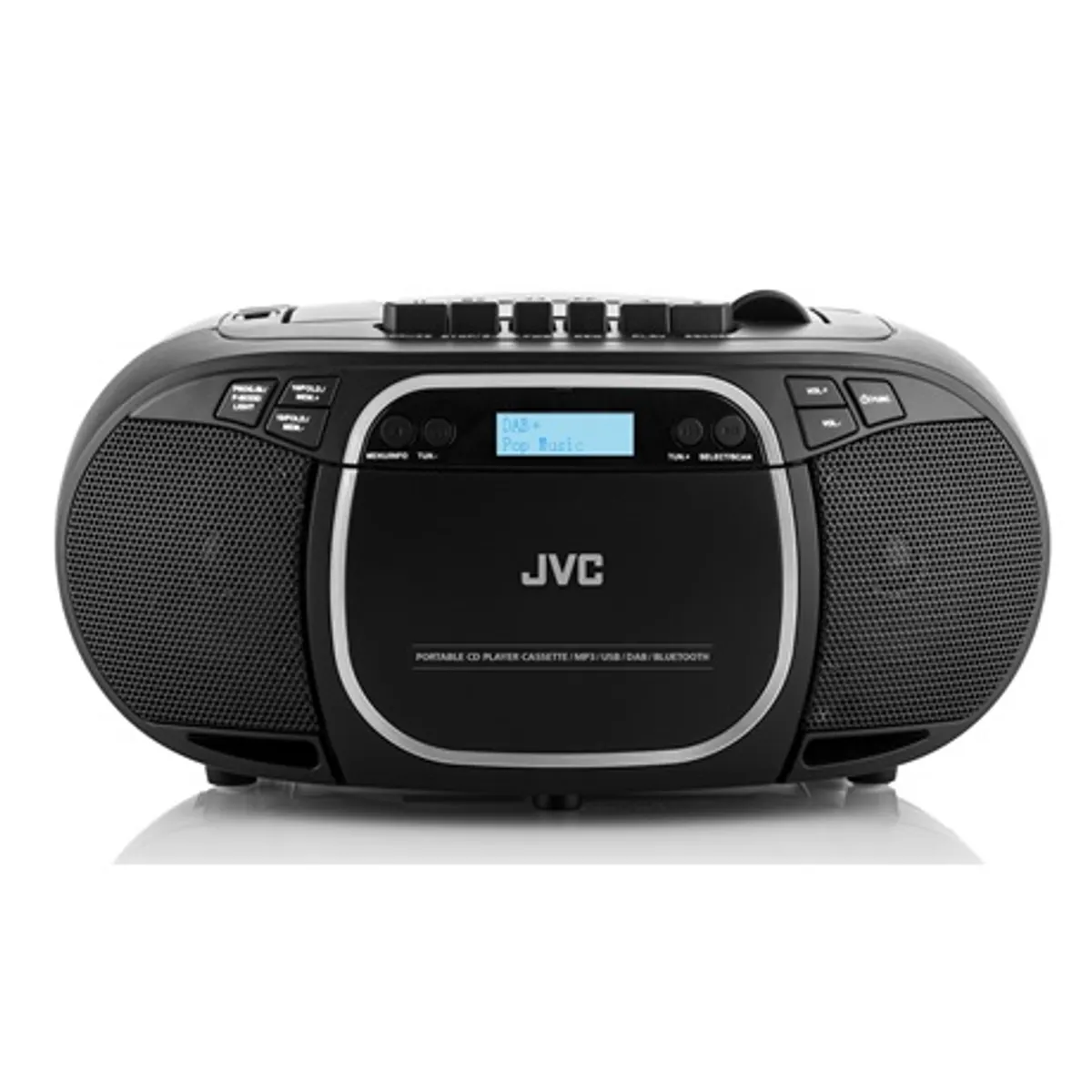 Jvc RCE561BDAB CD-S rádiómagnó Bluetooth 5.0 DAB FM tuner USB 32GB CD-R RW kazetta AUX 2x1.5W #2