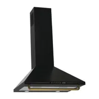 Gorenje WHC63CLB páraelszívó kürtős 60 cm, 3 fokozat, max 650 m3h, nyomógombos, 2x20 W világítás, fém zsírszűrő, szénszűrő, matt antracit #1