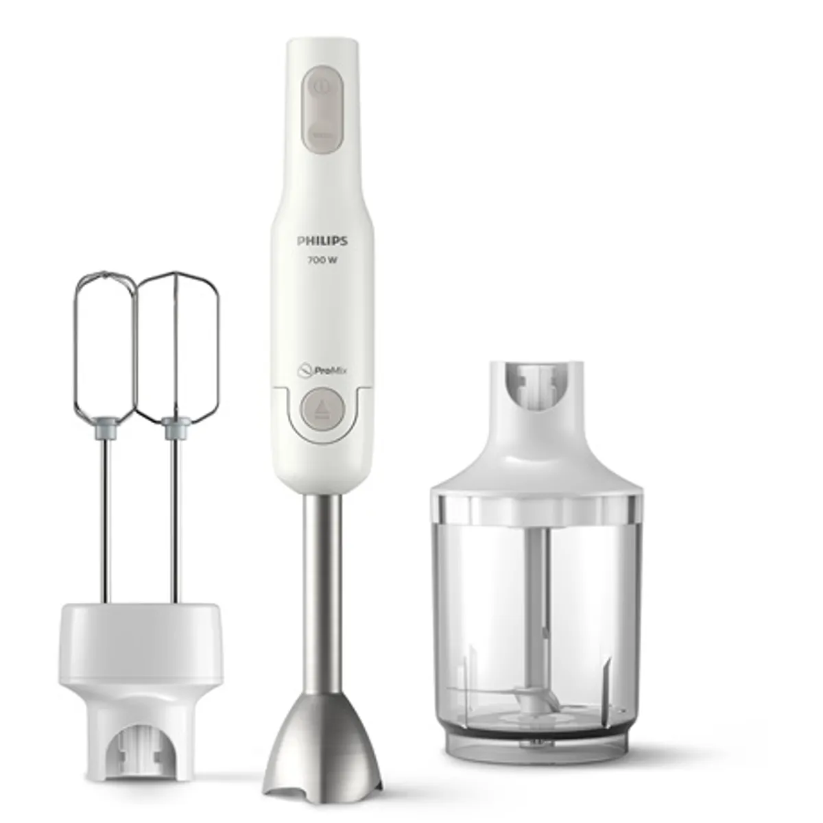 Philips HR2546/00 Daily Collection rúdmixer 700 W fehér műanyag ház XL aprító két mérőedény dupla habverő kiöntő turbó #1