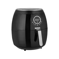 Tesla Q50XL FEKETE AirCook Q50 XL 8 programok Heat2Flow 3,8 l digitális érintőpanel automatikus kikapcsolás