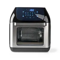 Nedis KAAFO300EBK forrólevegős sütő 12 liter 1500 W 9 programos digitális kijelző 65-200 C #2