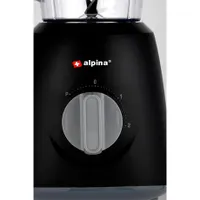 Alpina 18737 Turmixgép 1,5L 400W 2 sebesség turbo funkció rozsdamentes acél pengék csúszásmentes talpak fekete #6