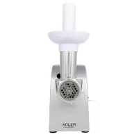 Adler AD4808 húsdaráló 1500W előre-hátra kolbász töltő húskinyomó 3 fémtárcsa finom közepes durva #1