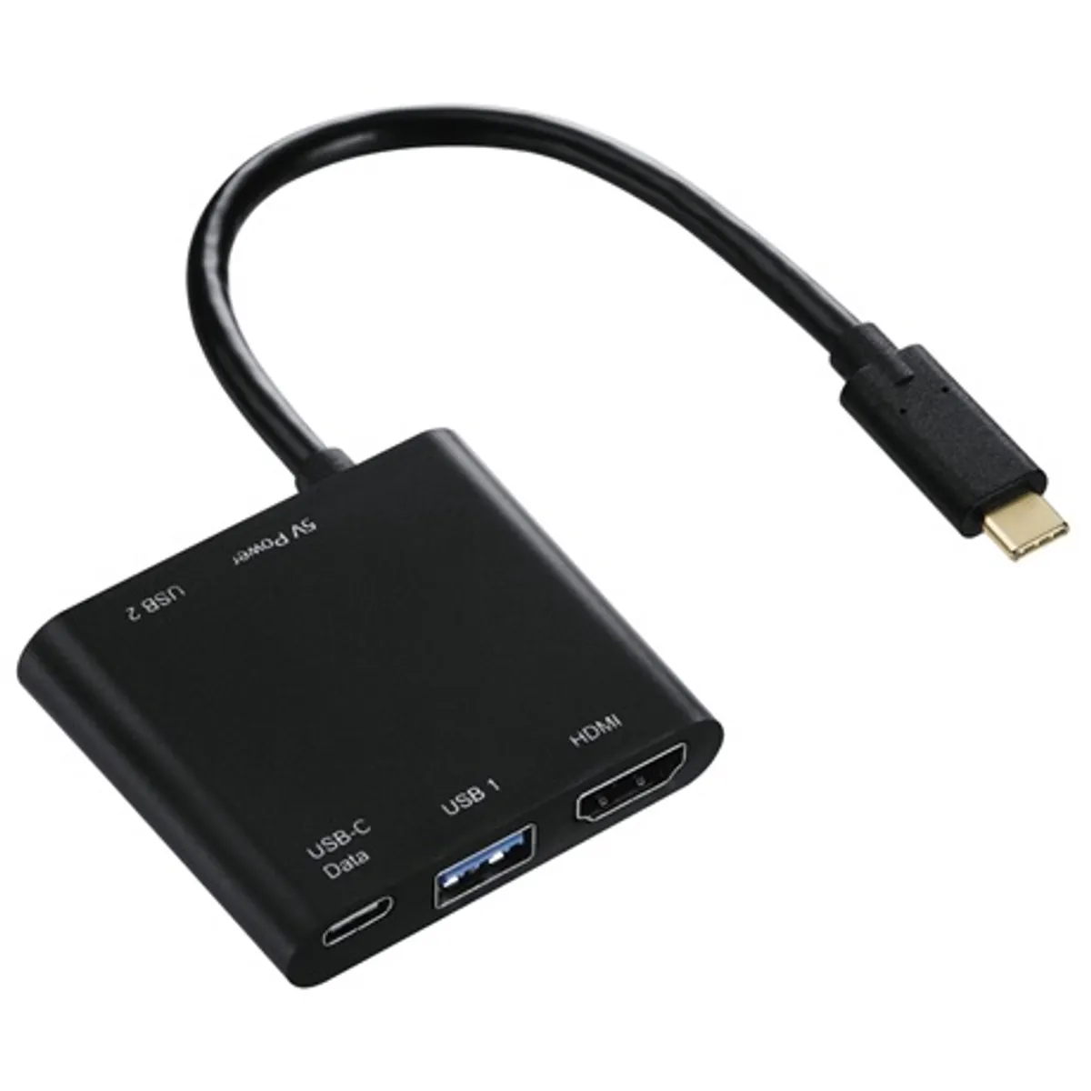 Hama 135729 4 az 1-ben USB-C multiport adapter 2x USB 3.1, HDMI, USB-C #1