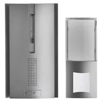 Emos P5763 vezeték nélküli csengő 120 m hatótávolság 16 dallam automatikus párosítás ismétlési funkció IP44 vízálló gomb 85 dB 433 MHz 3x AA #1
