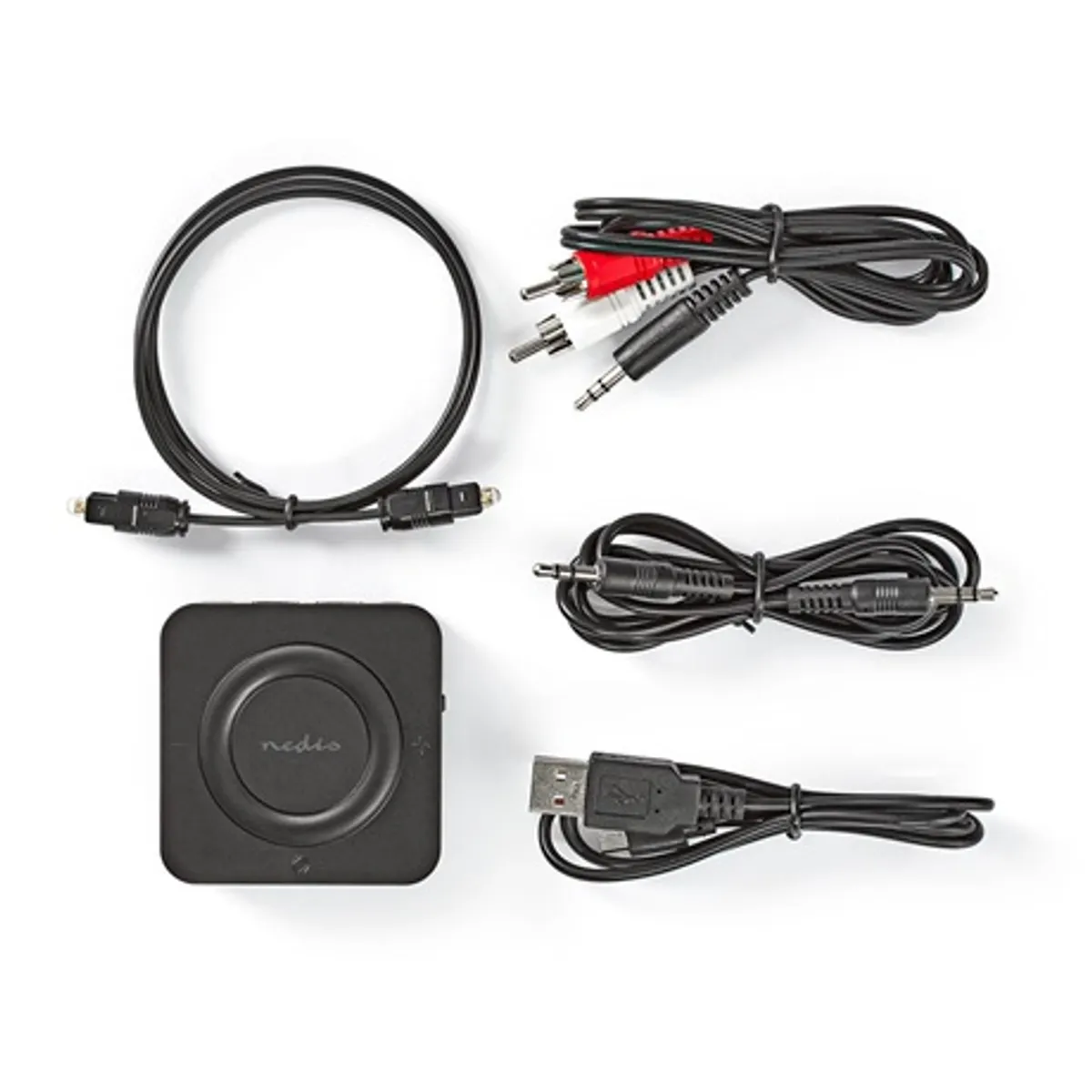 Nedis BTTC200BK Bluetooth adóvevő AptX Low Latency Toslink AUX beépített akkumulátor 450 mAh 22 óra lejátszás #6