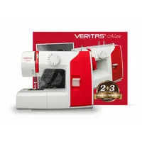 Veritas MARIE Marie varrógép 13 program, 4 lépéses gomblyukvarró, állítható öltéshossz 0-4 mm, öltésszélesség 0-5 mm, beépített szálvágó #6
