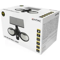 Entac ESL2H-SMD Napelemes fali lámpa LED SMD 2 fejjel PIR-rel #2