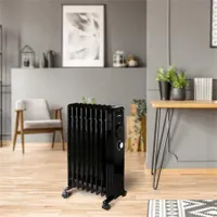 Domo DO7327R olajradiátor 9 tagú 2000W termosztát 3 fokozat gurítható 4 keréken #6