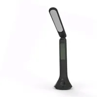 Avide ABLDL-CALENDAR-5W fekete led asztali lámpa naptárral óra ébresztő hőmérséklet kijelzés akkumulátor #2