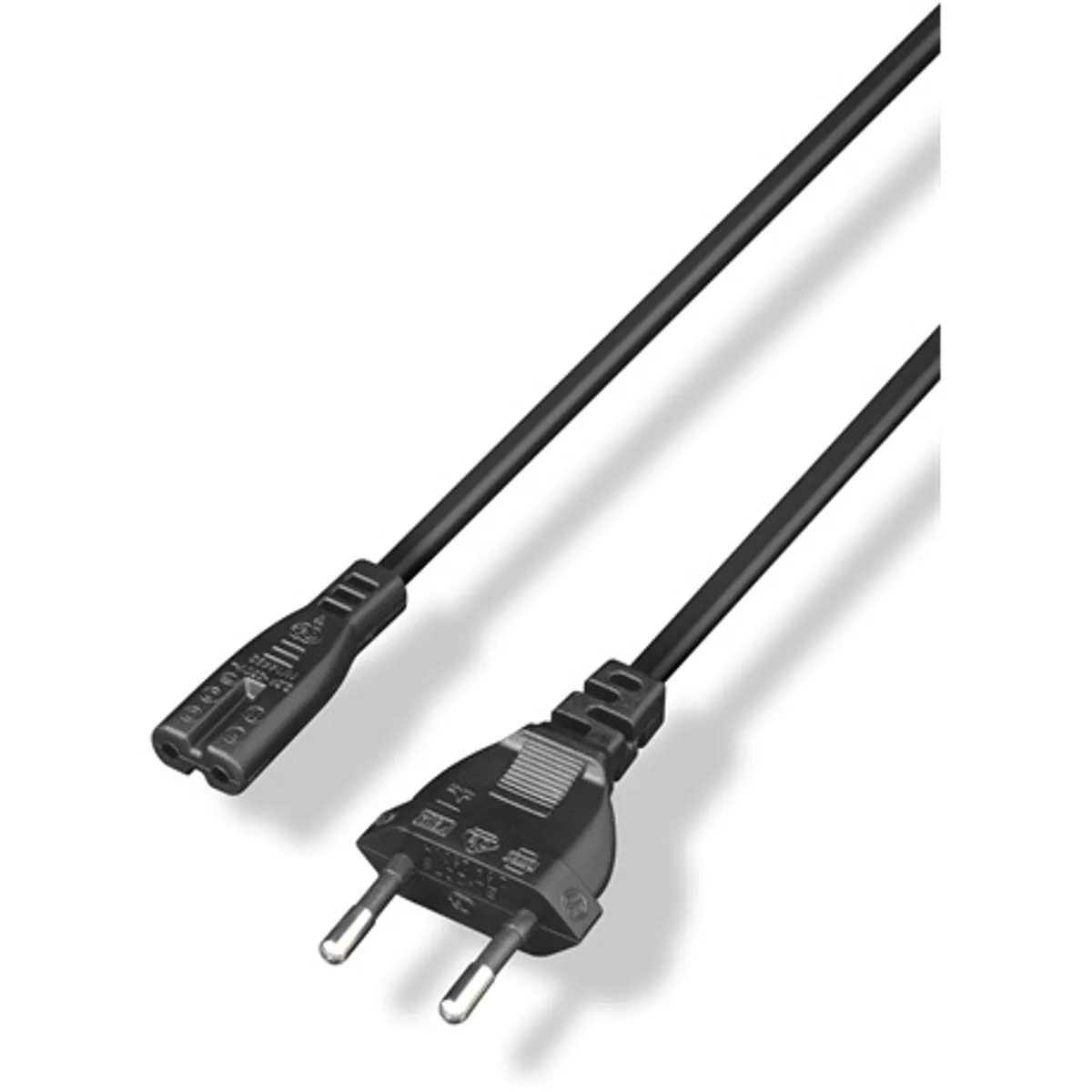 Yenkee YPC 570 tápkábel 2P Euro villa IEC C7 1,5 m 0,75 mm2 max 250V 2,5A #2