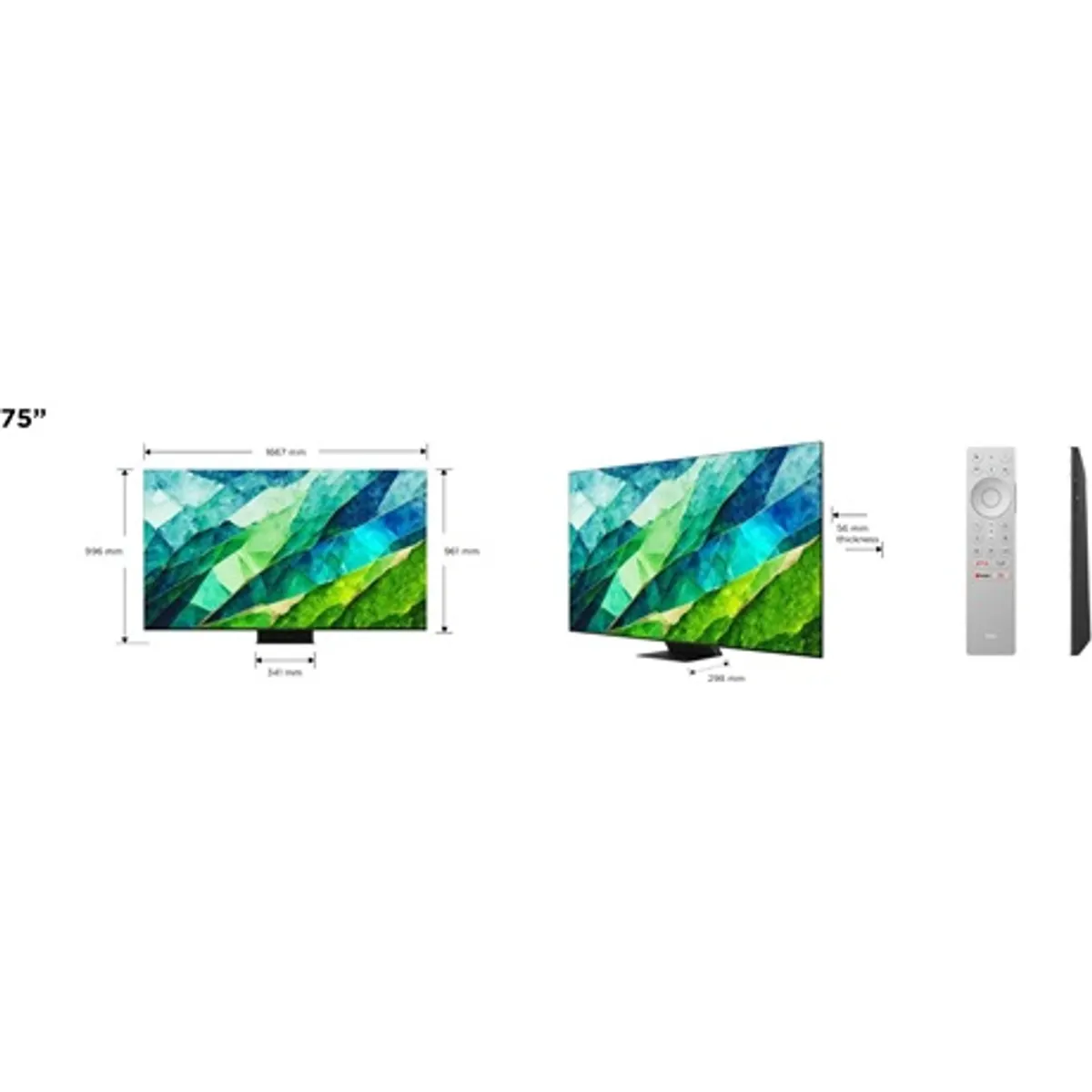 Tcl 75C855 QLED MiniLED TV 75\" 4K Google TV VRR FreeSync Premium Pro 144 Hz HDR10 HDR10Plus Dolby Vision HLG Dolby Vision IQ #7
