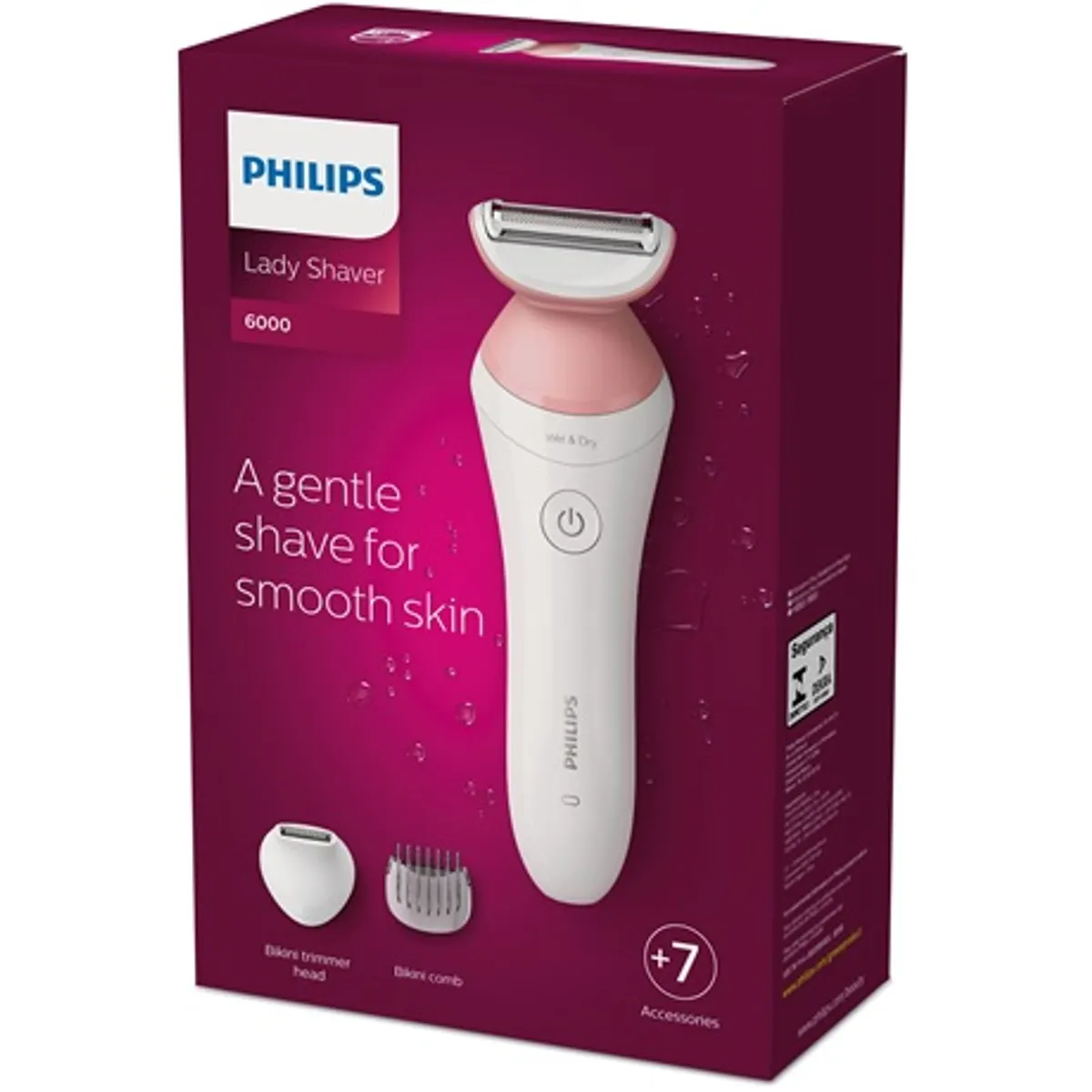 Philips BRL146/00 SatinShave Advanced női elektromos borotva vezeték nélküli nedves és száraz használatra #2
