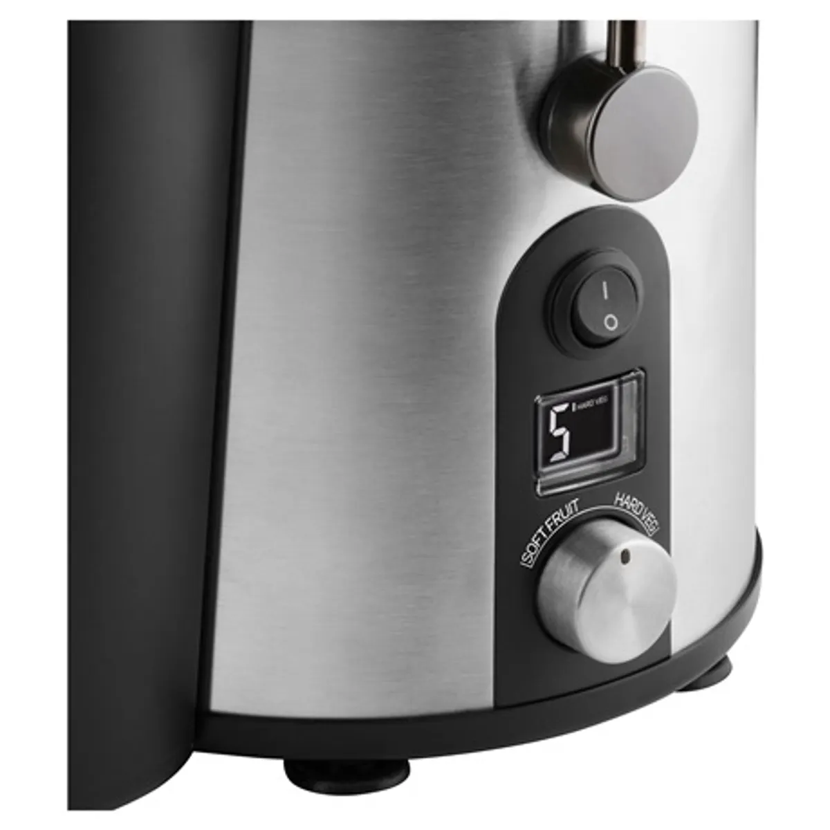 Sencor SJE5050SS gyümölcscentrifuga 5 sebességfokozat 1200 W 75 mm töltőnyílás 1 L légyűjtő edény 2 L pép edény LCD kijelző #4