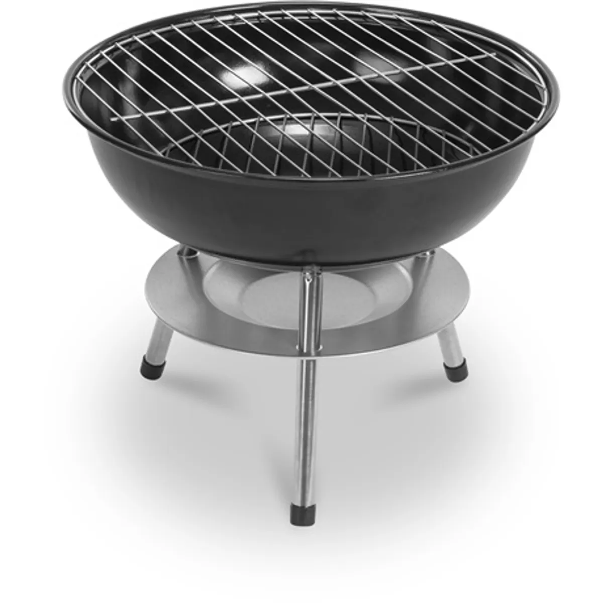 Fieldmann FZG 1102G faszenes grill átmérő 36.5 cm felület 36 cm krómozott grillrácsok rozsdamentes fedél szabályozó szeleppel fekete-zöld #2
