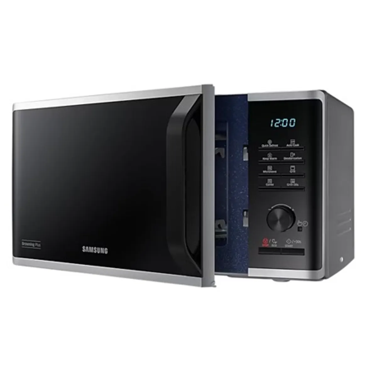 Samsung MG23K3515AS/EO Grill mikrohullámú sütő 23L Kerámia belső Browning Plus Keep Warm Gyors kiolvasztás Eco mód #4