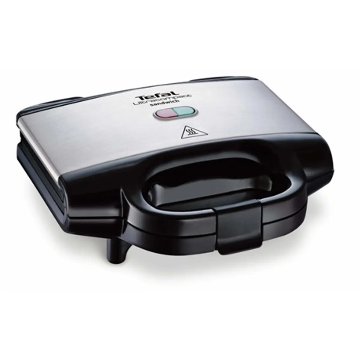 Tefal SM157236 ultracompact szendvicssütő 700 W rozsdamentes acél tapadásmentes felület lezárás hőszigetelt nyél panini grillező #1