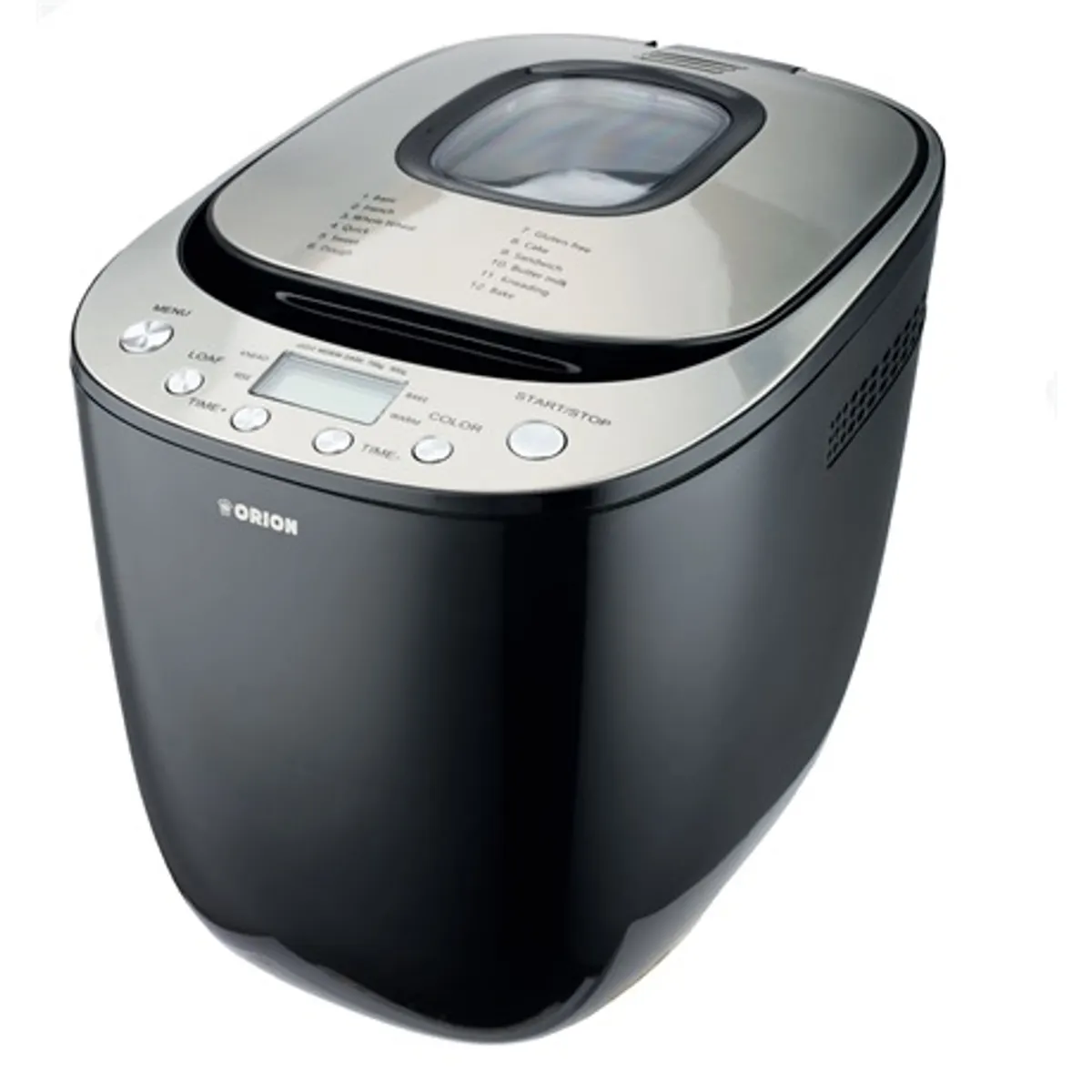 Orion OBMD2006 Kenyérsütő 1,5-2,0 lb kapacitás 12 program 13 órás időzítő LCD kijelző kivehető serpenyő #1