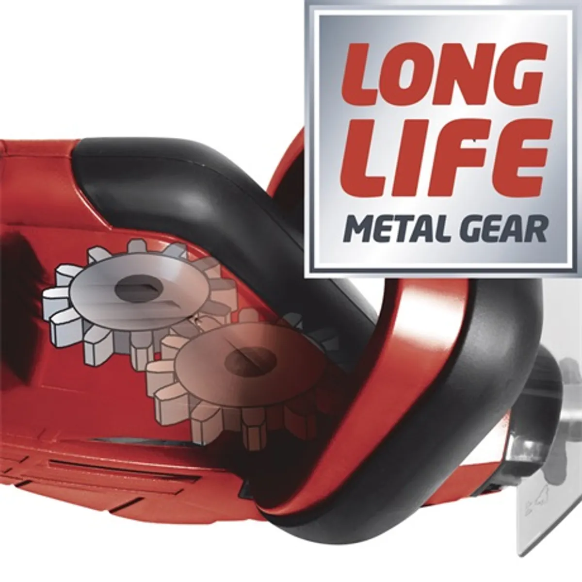 Einhell GC-CH 1846 LI - SOLO Sövényvágó 46 cm penge, 2200 min-1, alumínium késfedél, fém hajtómű, akkumulátor és töltő nélkül #6