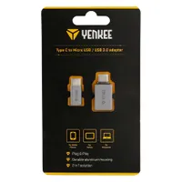 Yenkee YTC 021 USB-C adapter alumínium ház 2 darab szürke #3