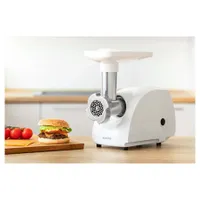 Sencor SMG 4200WH húsdaráló 500 W visszafelé működő motor csúszásmentes talpak acélból készült vágókés és tárcsák gyümölcslé, dzsem készíthető #5