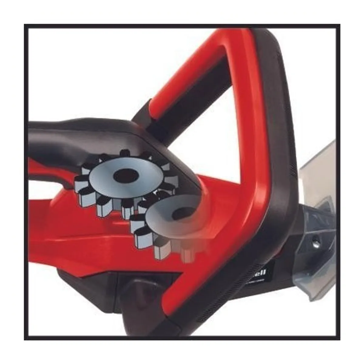 Einhell GC-CH 18/40 LI - SOLO Akkus sövényvágó Power X-Change 18 V könnyű, vágott kések, fém hajtómű, kétkezes kapcsoló, ütközésvédelem, kemény tok #2