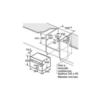 Bosch CFA634GS1 Serie 8 beépíthető mikrohullámú sütő 900 W 36 l inverter TFT kijelző 2,5" #4