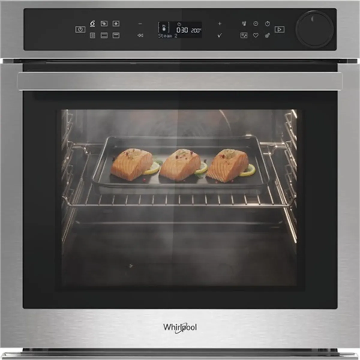 Whirlpool AKZ9S 8271 IX sütő beépíthető elektromos 73 l xxl 6th sense cook3 pirolitikus és hidrolitikus tisztítás ready2cook softclosing #5