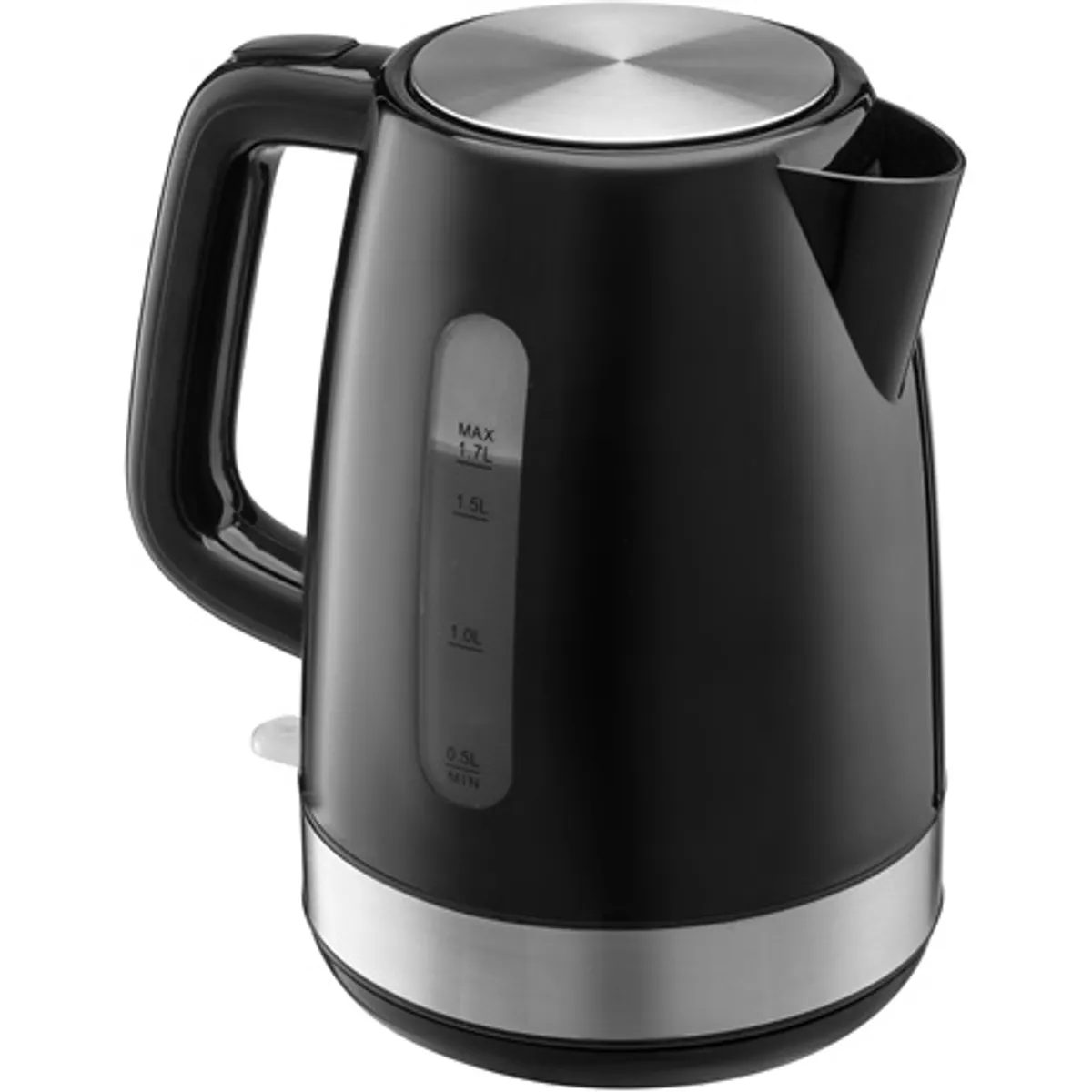 Sencor SWK1798BK vízforraló 1,7 l 2150 W beépített hőmérő rozsdamentes acél fűtőlap rejtett spirál vízszint kijelző működésjelző fedélzár #8