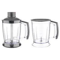 Sencor SHB5606GDEUE3 botmixer szett 1200 W Titanium Quad Blade 20 fokozat 800 ml mixelő edény 1250 ml aprító edény rozsdamentes acél pengék #10