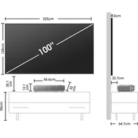 Hisense 100L5HD Lézer TV 100" 4K UHD Dolby Atmos HDR10 HDMI 2.1 VIDAA U6.0 #3