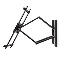 Nedis TVWM6570BK szabadon mozgatható fali TV-tartókonzol 43-90" 70 kg forgatható dönthető 3 forgáspont 70-800 mm VESA 400x400 #3