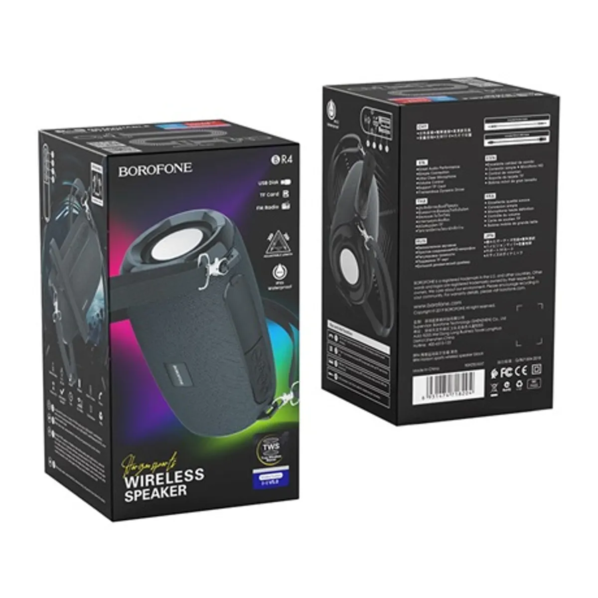 Borofone BR4 Horizon 5 W 4 ohm Bluetooth 5.0 FM rádió TF kártya USB AUX 500mAh 2 óra #2
