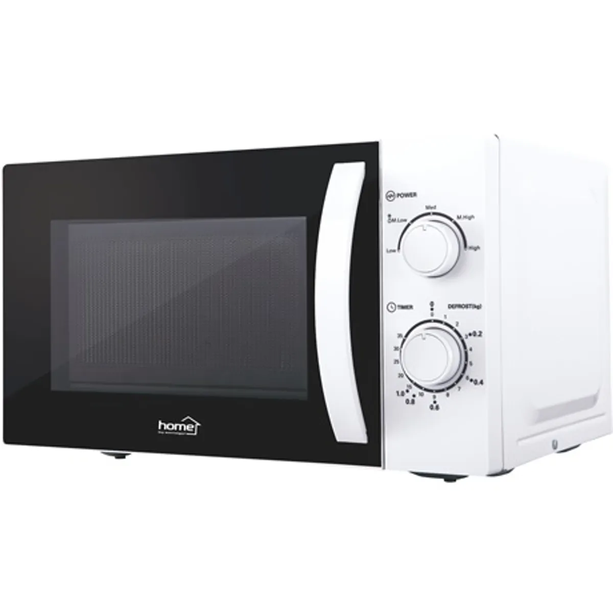 Home by Somogyi HGMH21 Mikrohullámú sütő 700 W 20 L kiolvasztó funkció 35 perc időzítő üveg forgótányér #1